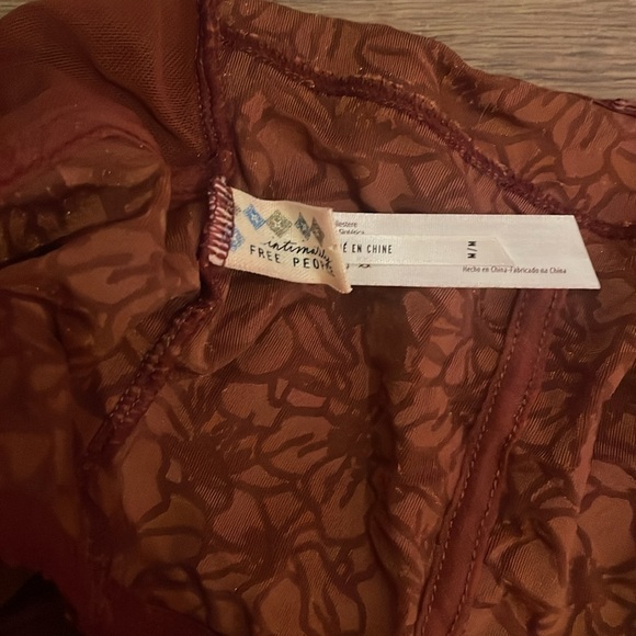 Intimately x Free People Velvet Floral Bralette - Picture 4 of 4